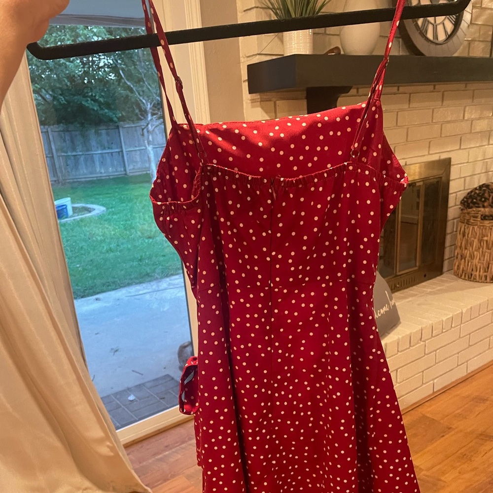 Red Mini Dress - Picture 3 of 3